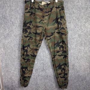 Smoke Rise Pants Mens size 40 / 32  38 x 32 Camo Joggers Cargo Grunge